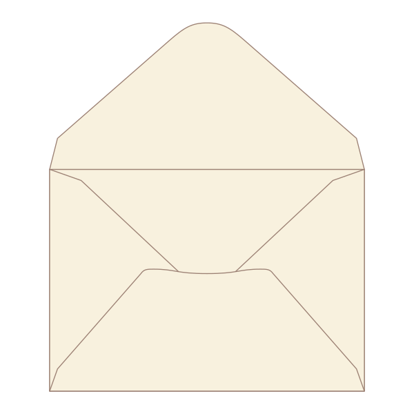 Diagonal Flap Envelope open