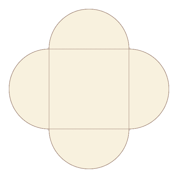 Square Petal Envelope opening and closing