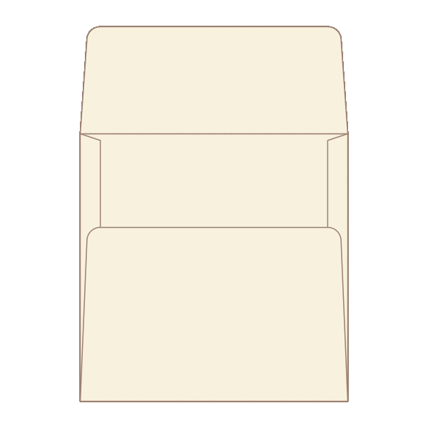 Rounded Flap Envelope opening and closing