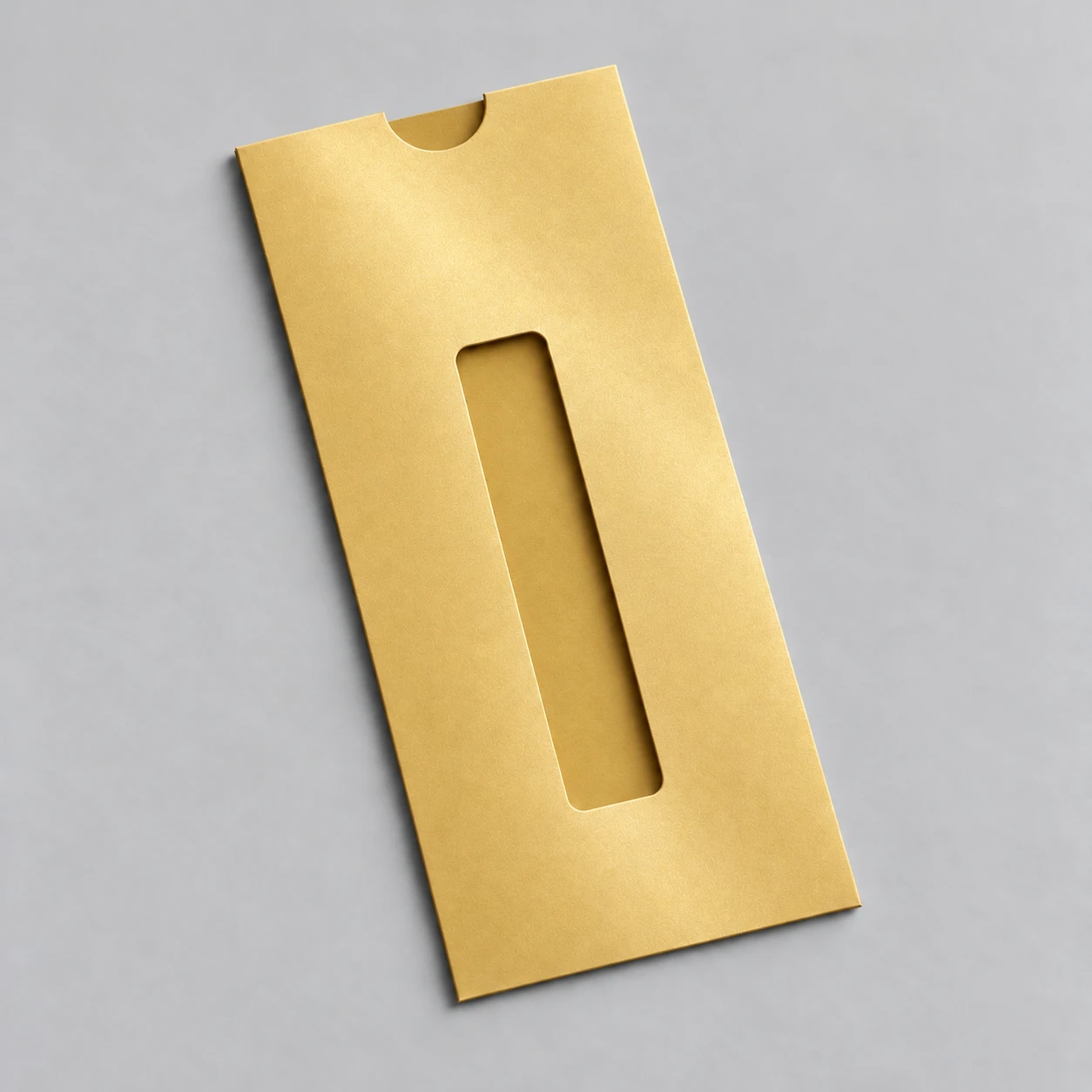 Aurum envelope, open and closed