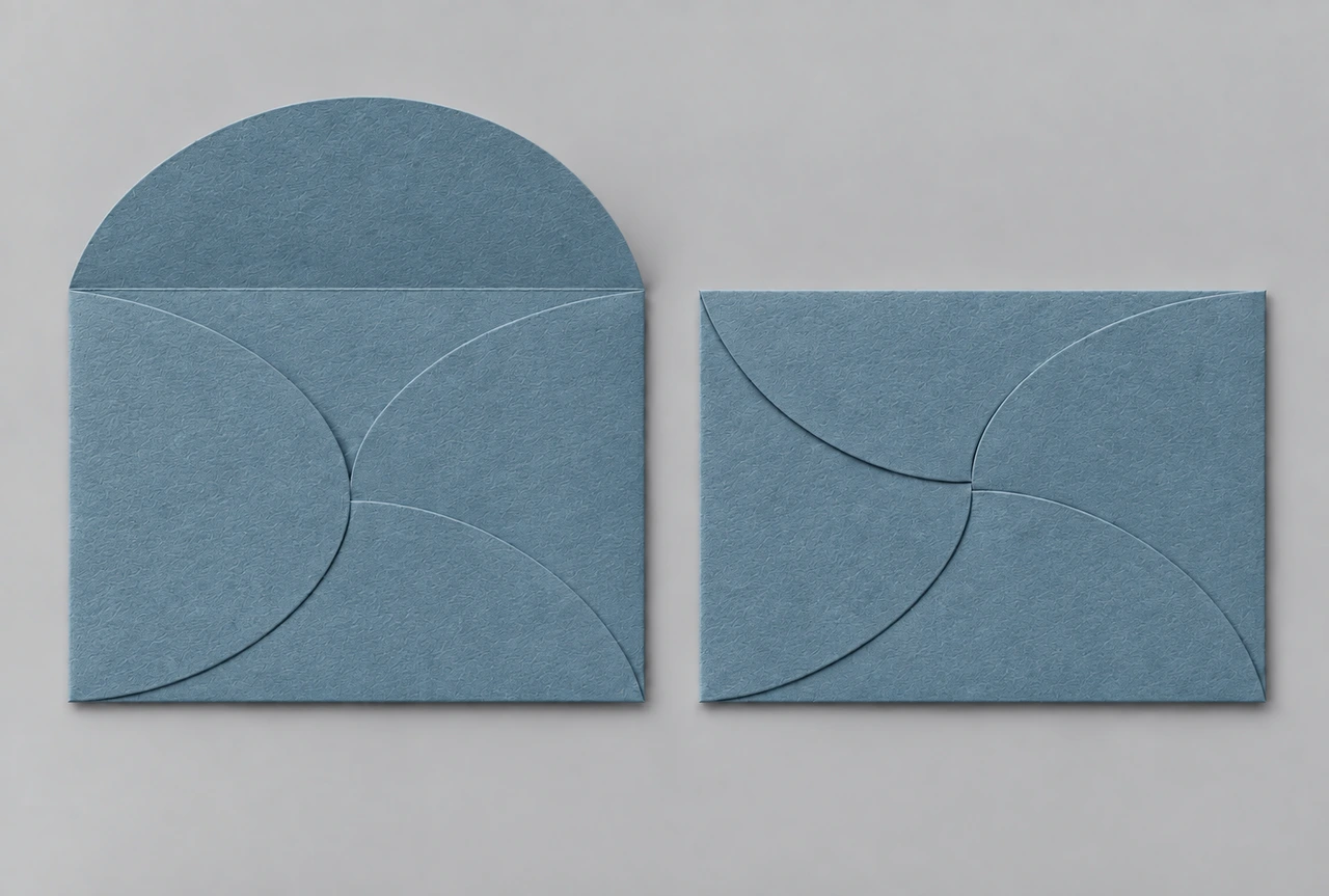 Acqua envelope, open and closed