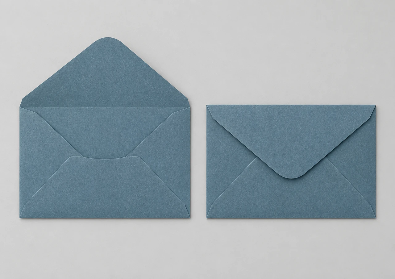 Acqua envelope, open and closed